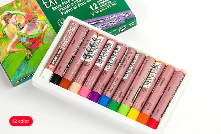 Cray-pas oil pastel crayons vintage 80s 2 sets of 16 colors blendable Sakura