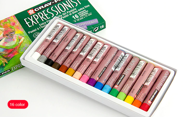 Sakura Cray-Pas Expressionist Oil Pastel Set (12, 16, 25, 36 or 50 colour  set)