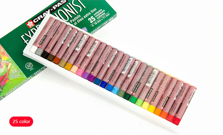 Sakura Cray-Pas Expressionist Oil Pastel Set (12, 16, 25, 36 or 50 colour  set)
