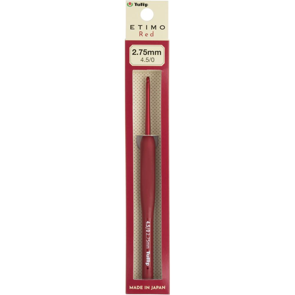 Furls Odyssey 14K Gold Ergonomic Crochet Hook - Red