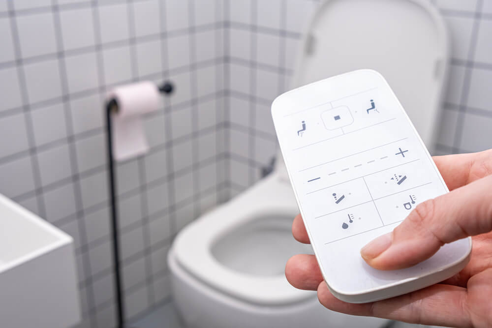 Smart Technology in modern bathroom design