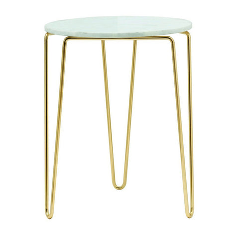 Marble & Brass Table - FashionLife
