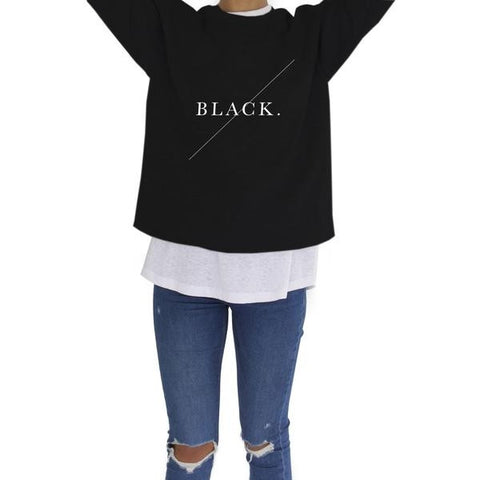 'BLACK' SWEATSHIRT BY DESIGN MINISTRY