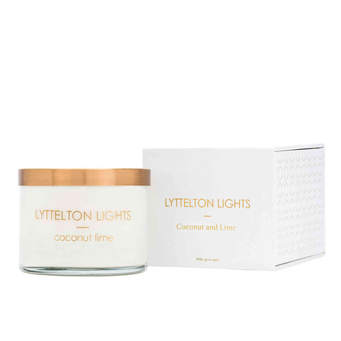COCONUT & LIME - LUXE CANDLE BY LYTTLETON LIGHTS - 600g