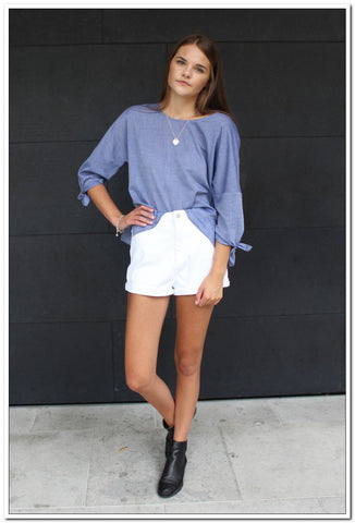 Fine Denim Blouse - NOA NOA