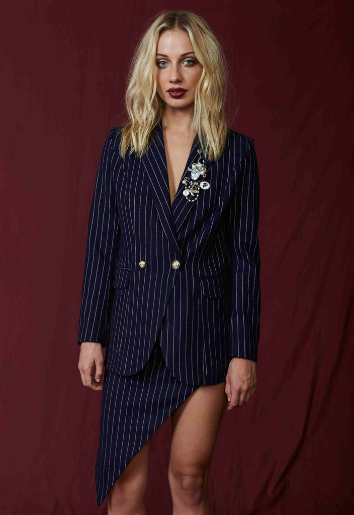 Heiress Pinstripe Blazer