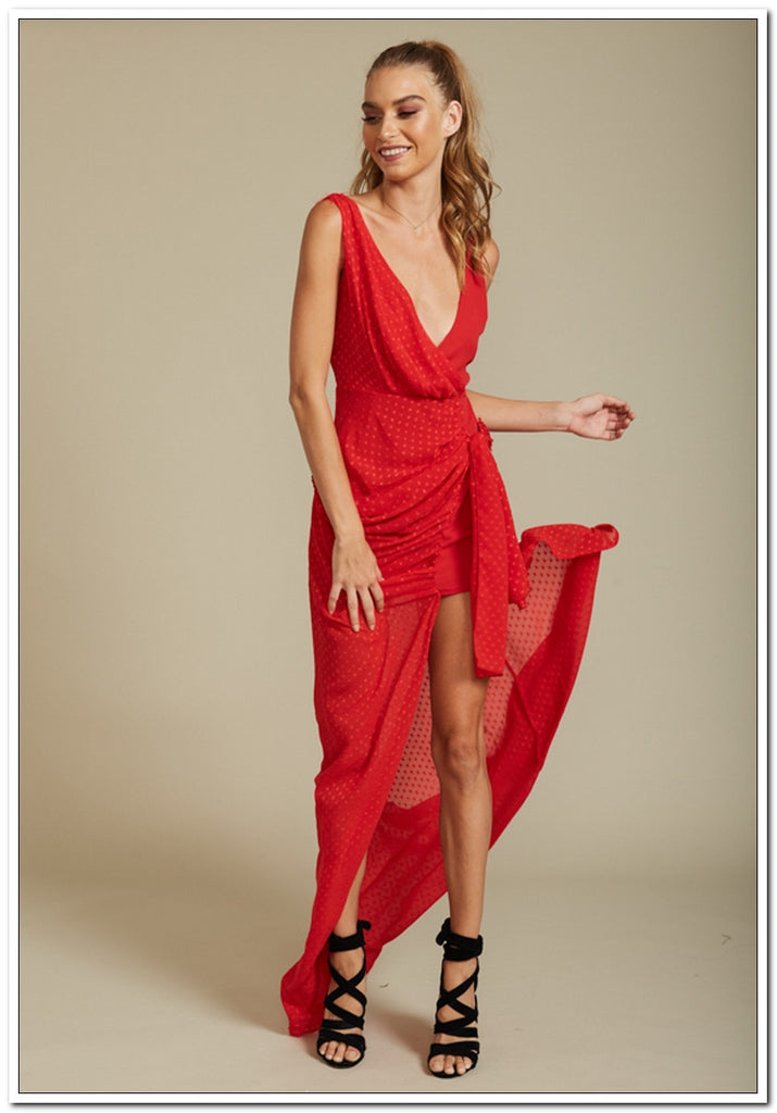 Take Me To Cannes Maxi Dress - Red - Stunning!!