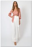 Taromina Wrap Top - Blush - FashionLife
 - 3