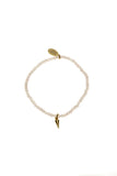 Silk & Steel - In The Detail Bracelet - Rose Quartz/Gold - FashionLife
 - 1