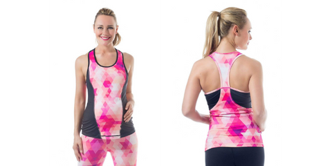 Kate C-Back Fitness Maternity Tank Tops