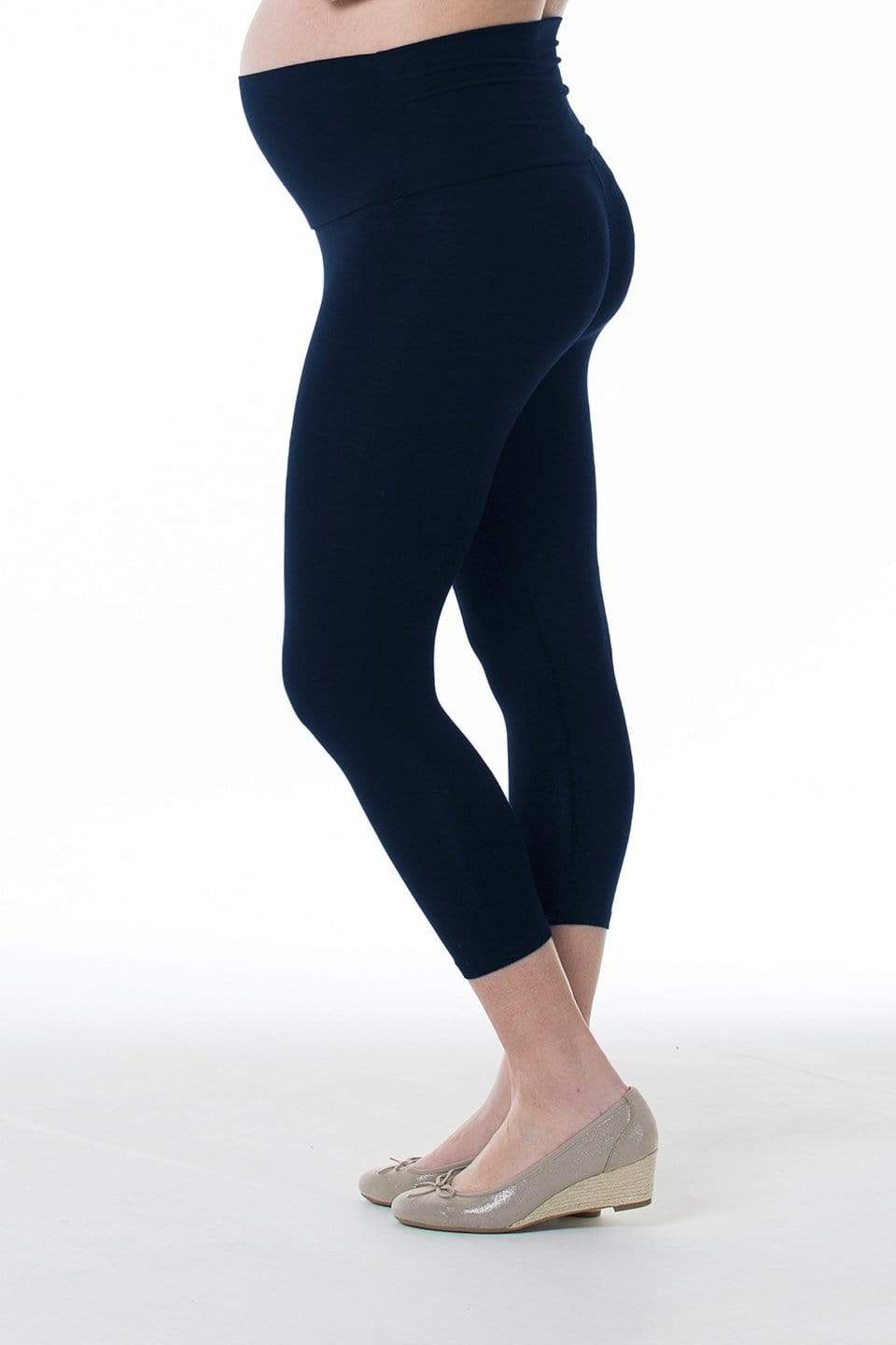 Plus Size Essential Stretch Secret Fit Belly Maternity Leggings - Motherhood