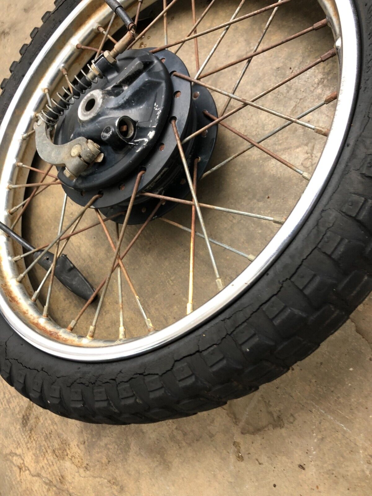 1980 Honda XL80 Front Wheel