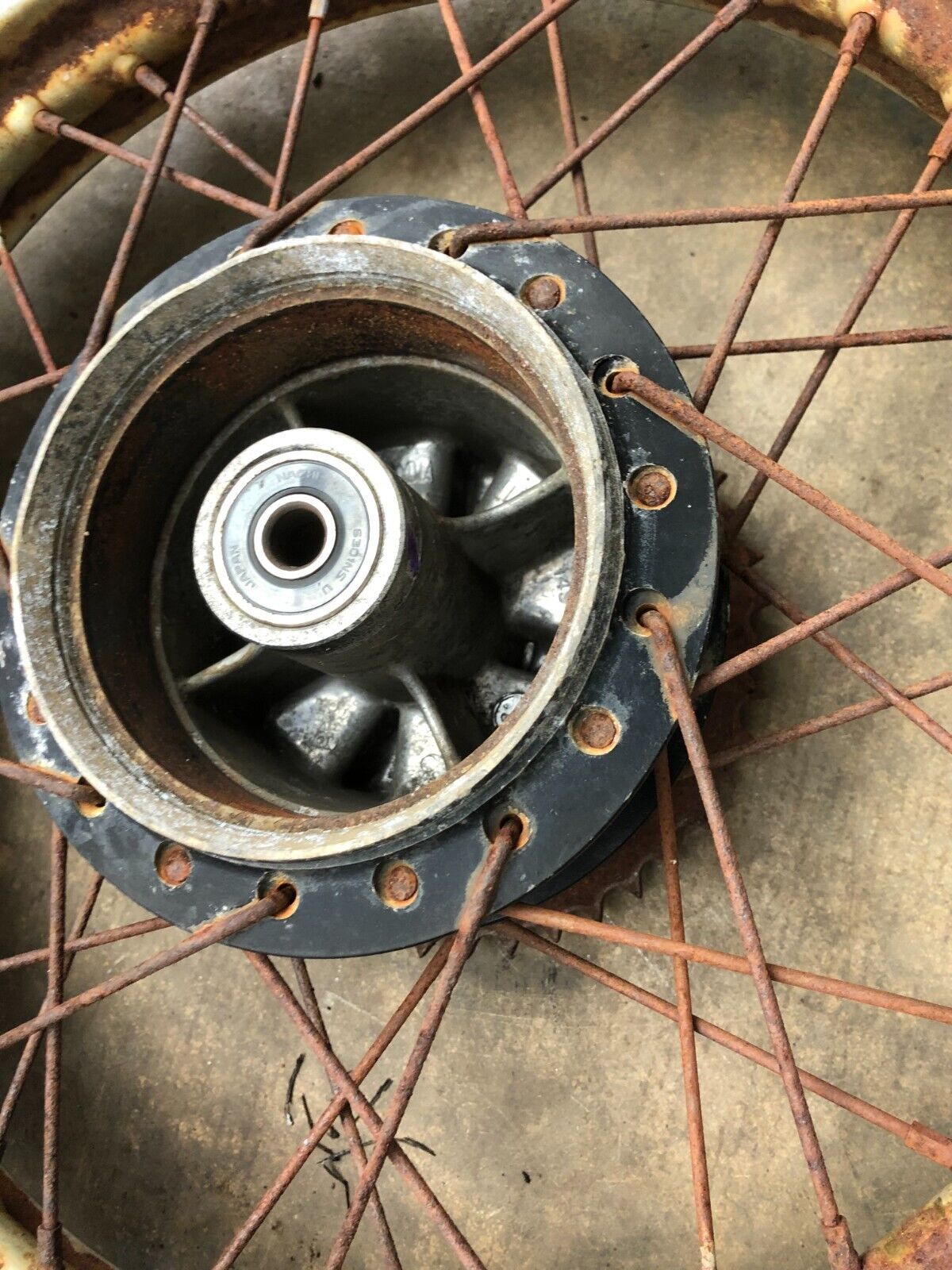 1979 Honda XR80 3 Rear Wheel