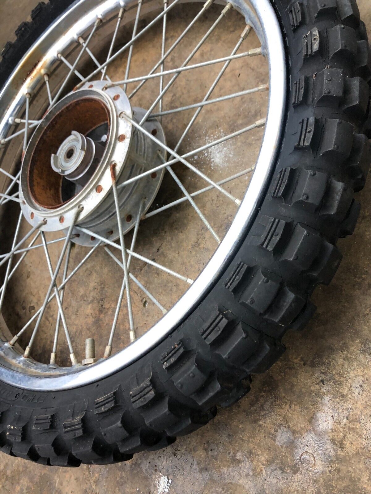 1982 Kawasaki KD80 Front Wheel