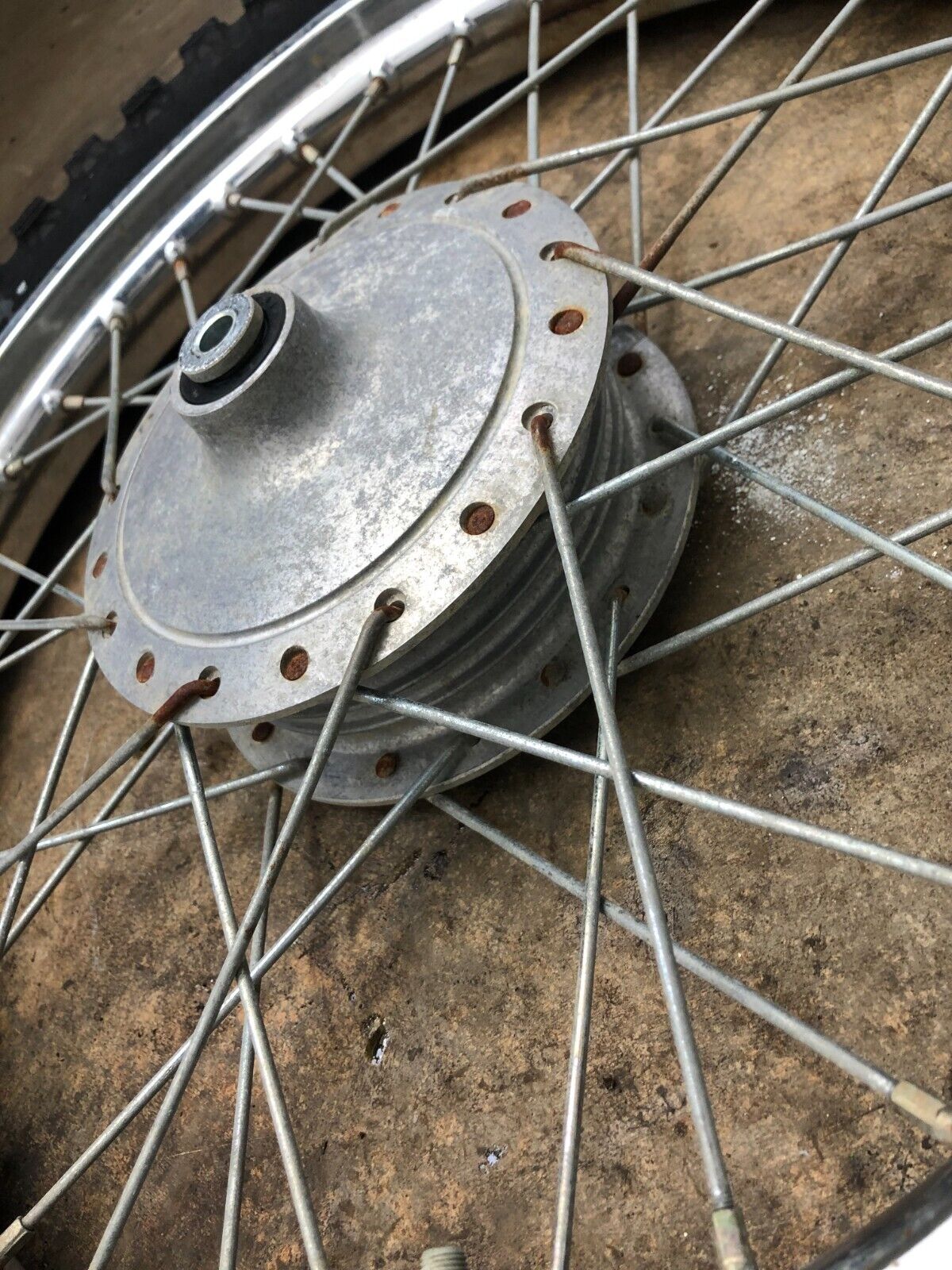 1982 Kawasaki KD80 Front Wheel