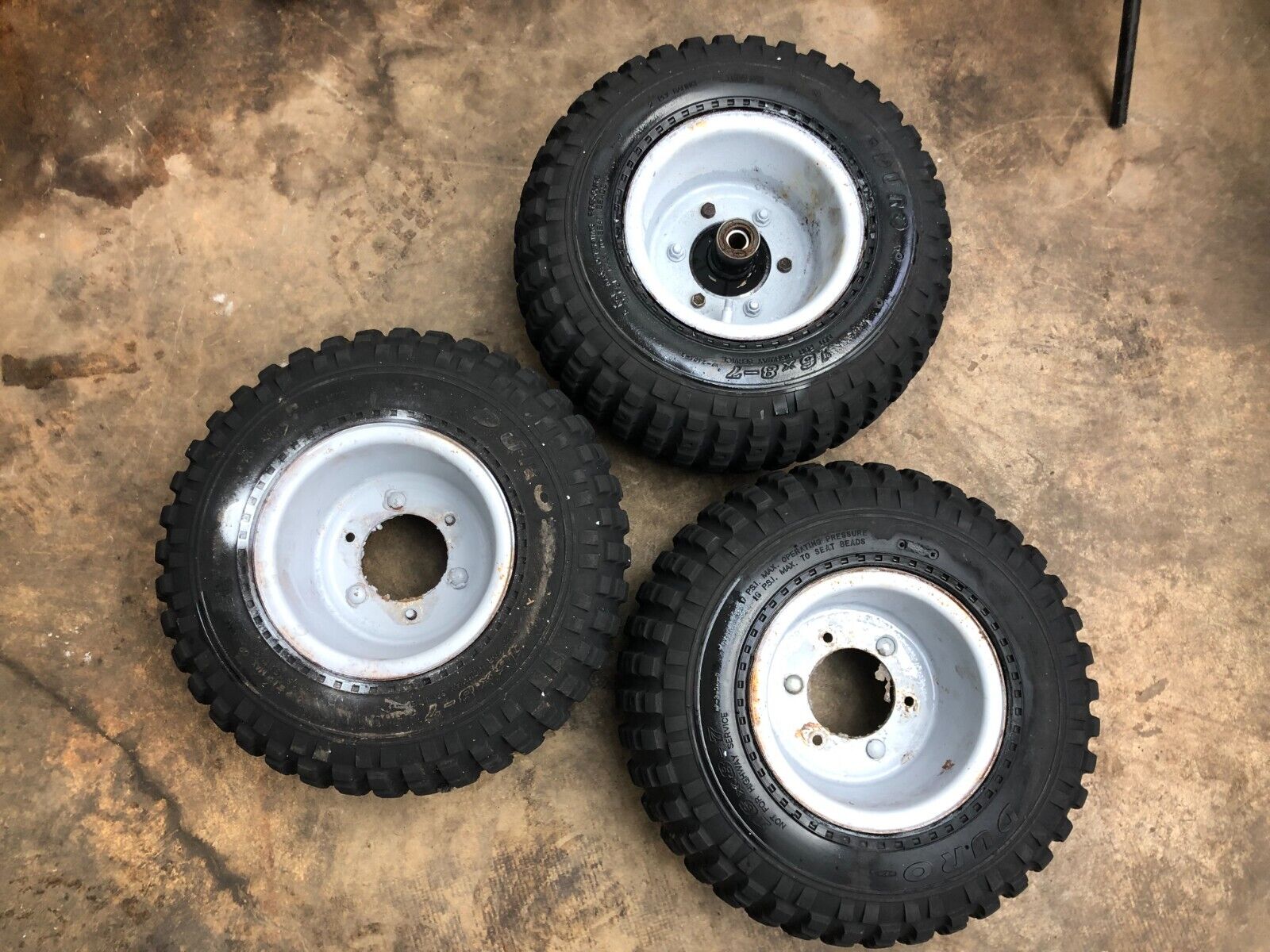 1983 Honda ATC 70 2 Wheel Set