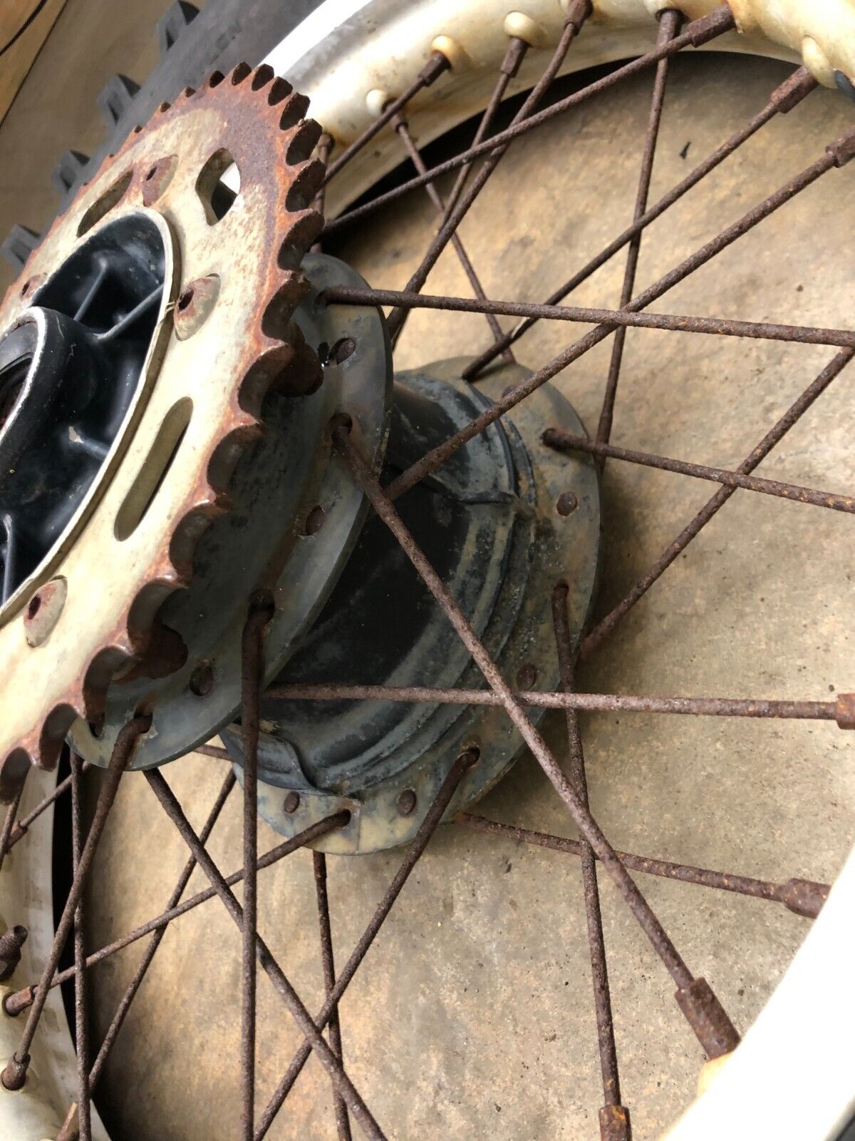 1982 Honda XR500 Rear Wheel