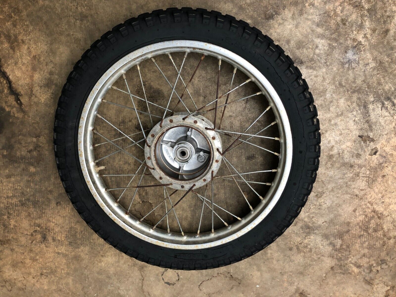 1979 Kawasaki KM100 Front Wheel
