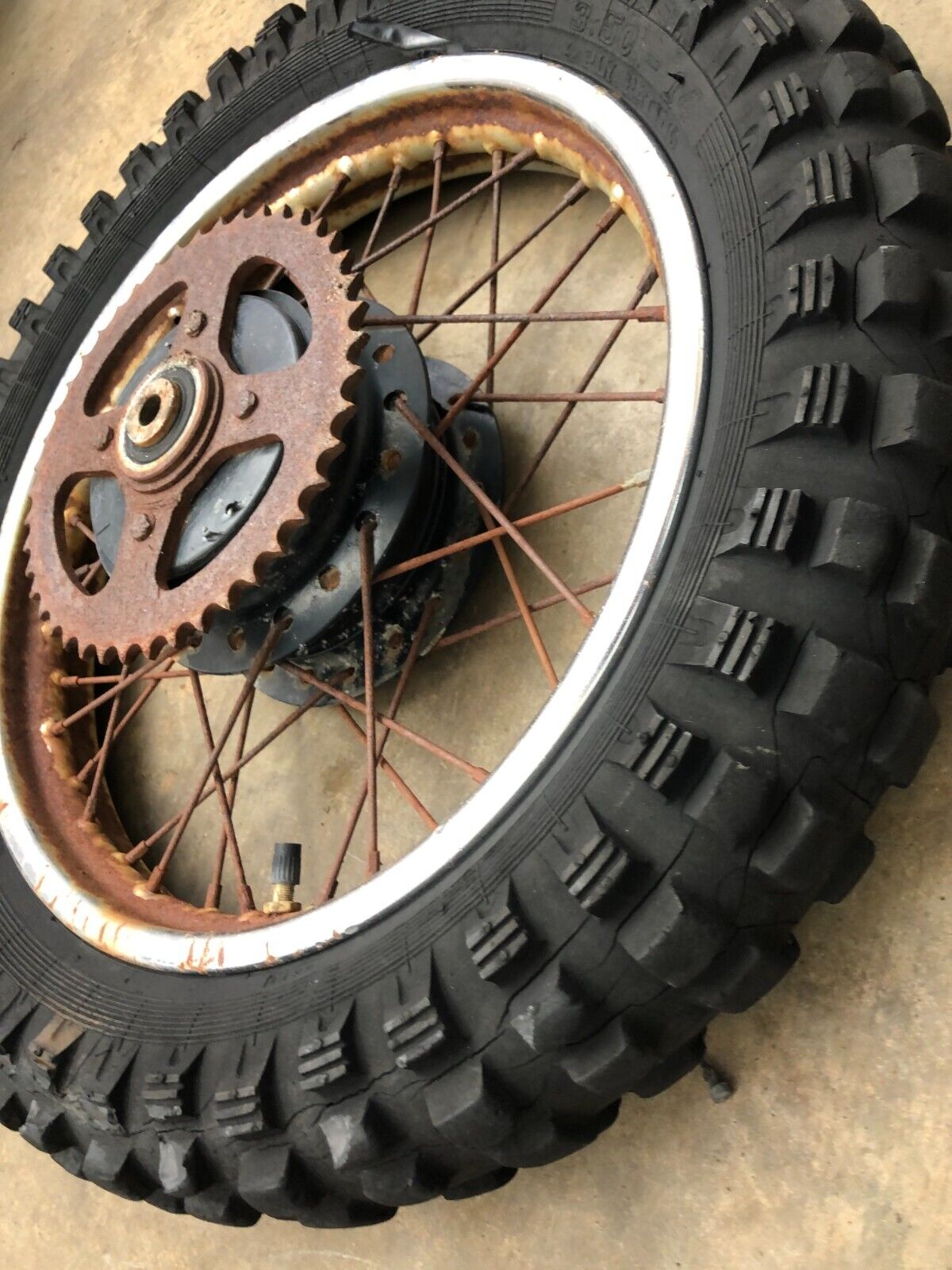 1979 Honda XR80 3 Rear Wheel