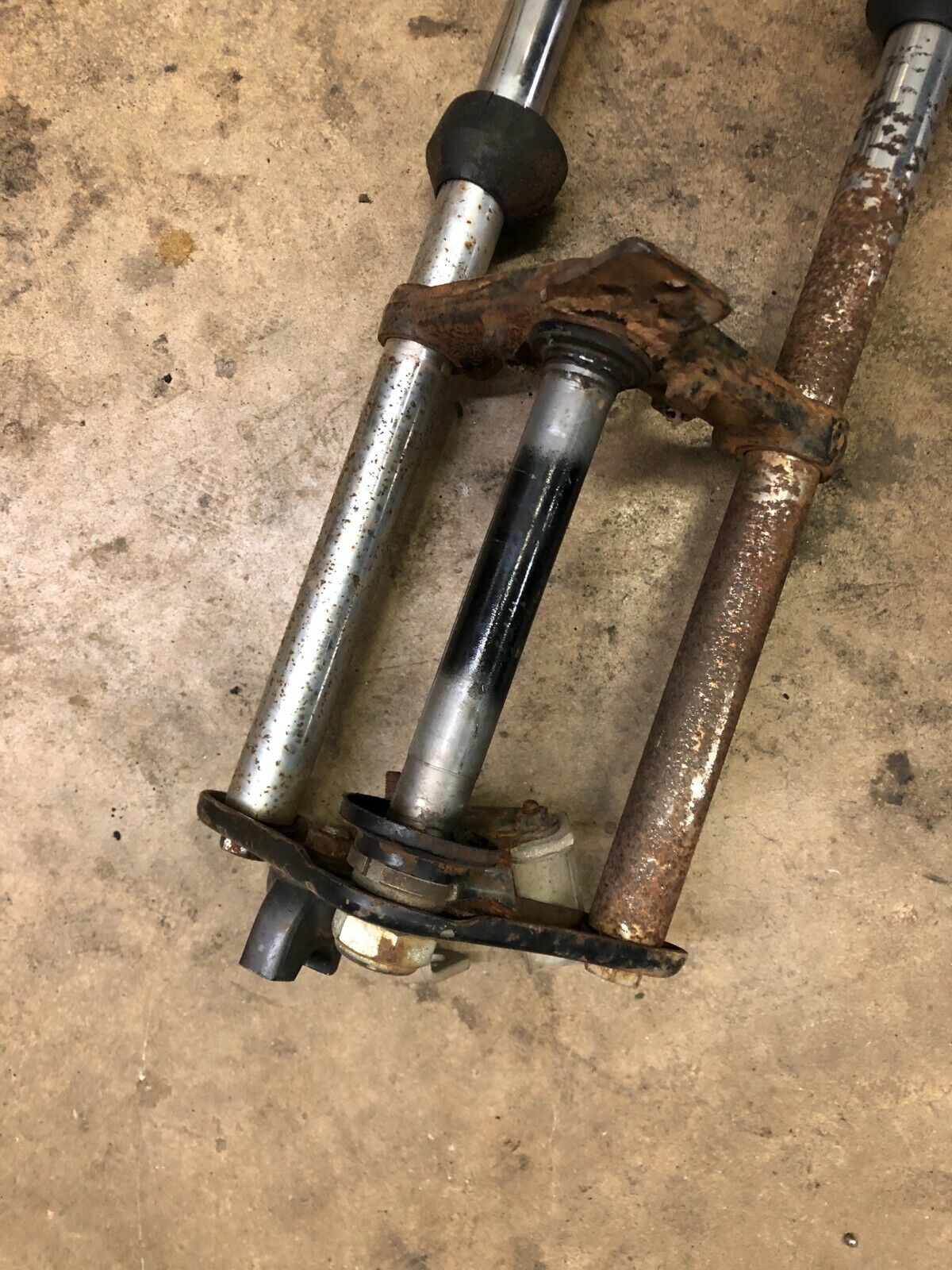 1978 Honda XL75 Front Forks and Triple Tree