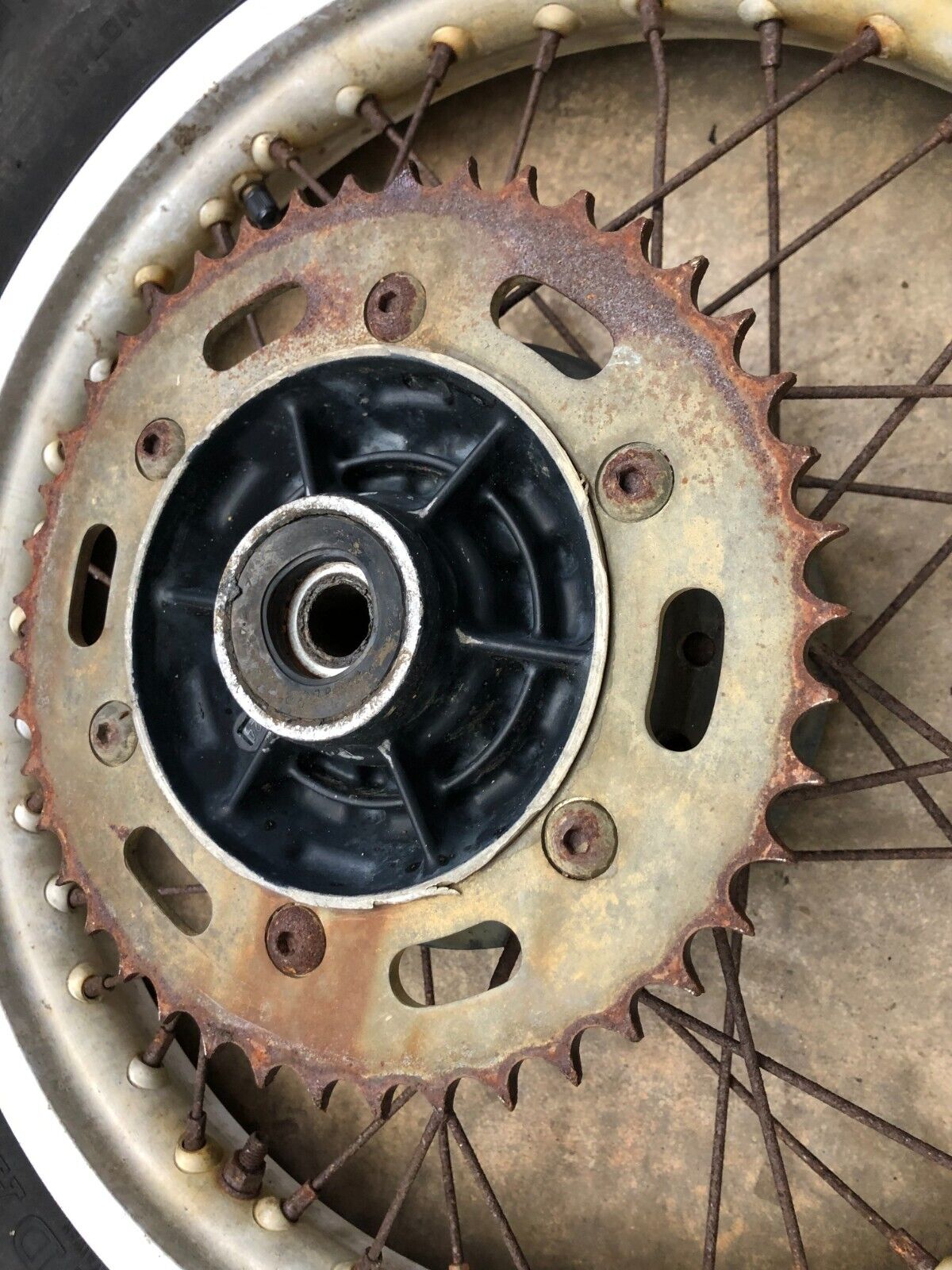 1982 Honda XR500 Rear Wheel