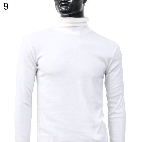 winter white polo neck jumper