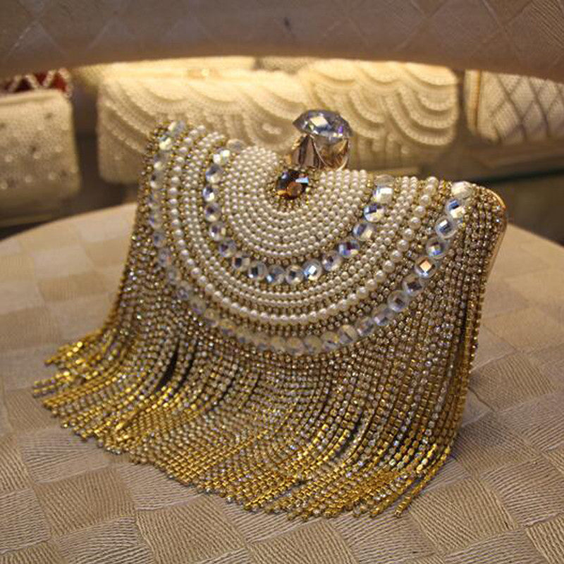 gold bags for wedding