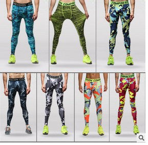 camo running leggings