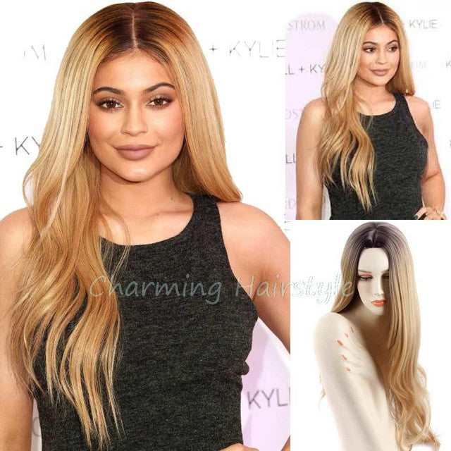 Ombre Blonde Wig Jenner Wigs African American Wig For Black Women Chea