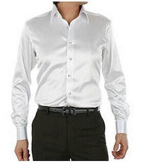 silk formal shirts