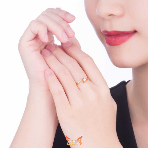 Nhẫn Vàng 18K đính đá CZ PNJ