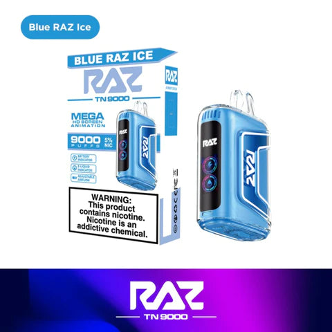 RAZ TN9000 blue razz ice