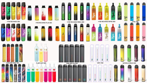 different types of disposable vape