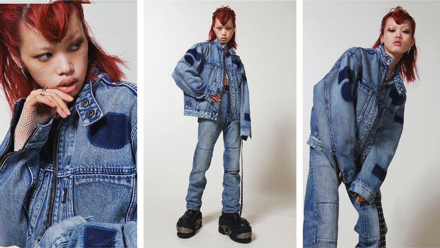 Woman styled in Levis x Ambush moto-inspired collection - Levi's Hong Kong