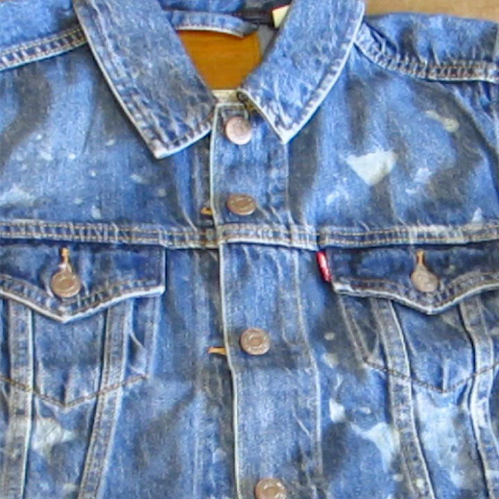 Bleach Denim Jacket Tutorials: The trucker jacket has been bleached - Levi's Hong Kong