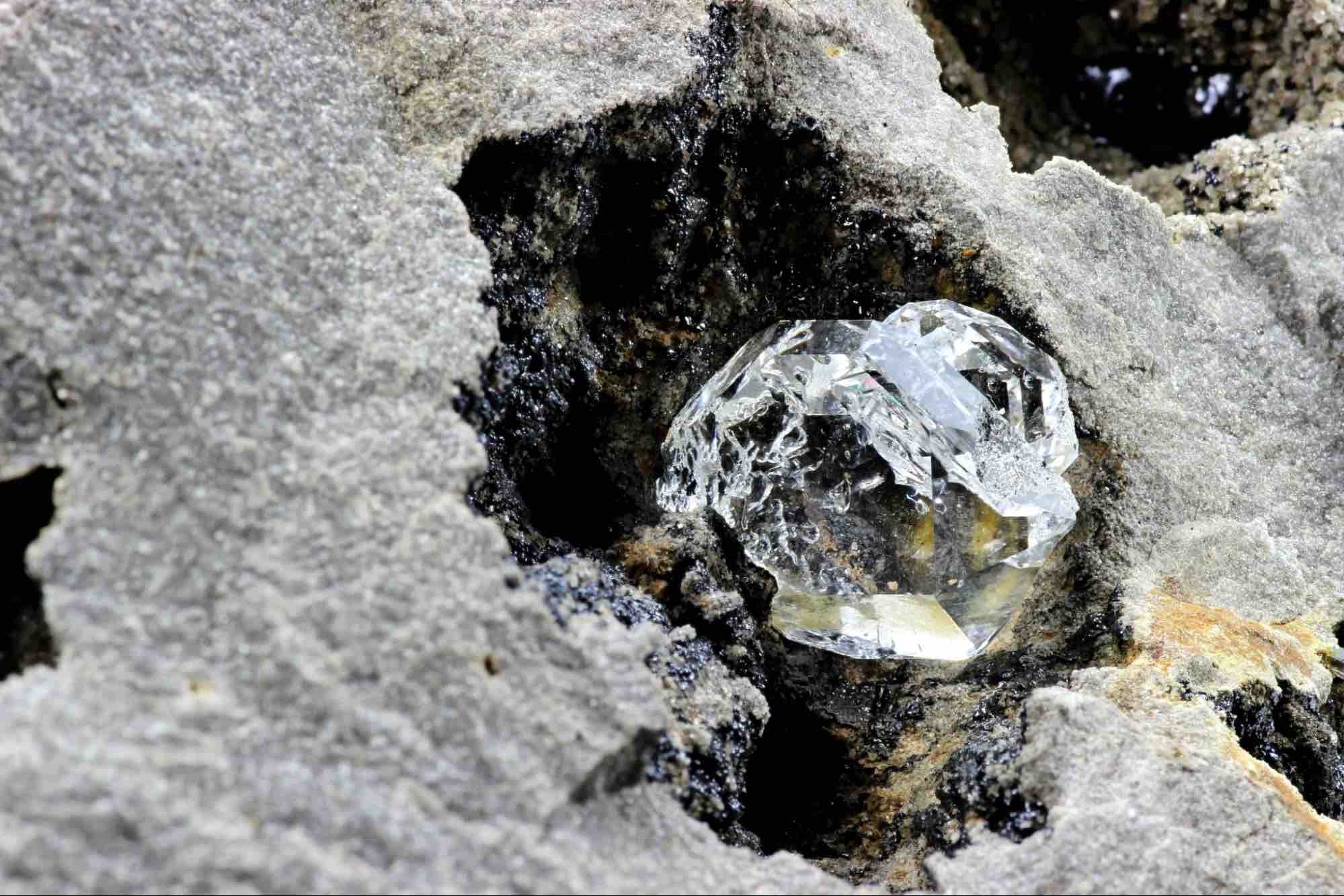 Natural diamond from the earth