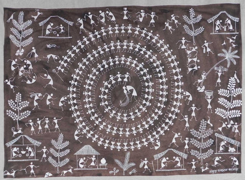 Featured image of post Easy Tribal Art Painting / This not only protects your artwork from sunlight and dust but makes it easier to see the artwork surface.
