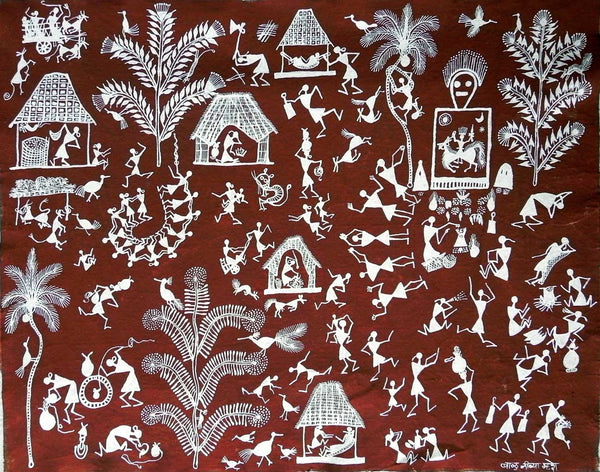 Warli Art - Speaking Volumes About India's Tribal Heritage Using Just –  Artisera