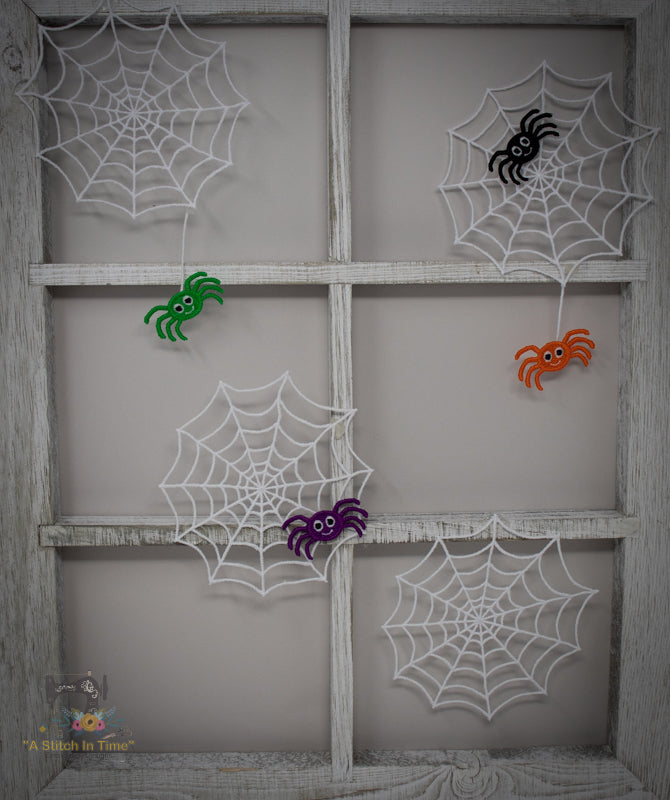 Download Fsl Spider Web And Spider A Stitch In Time Embroidery Designs