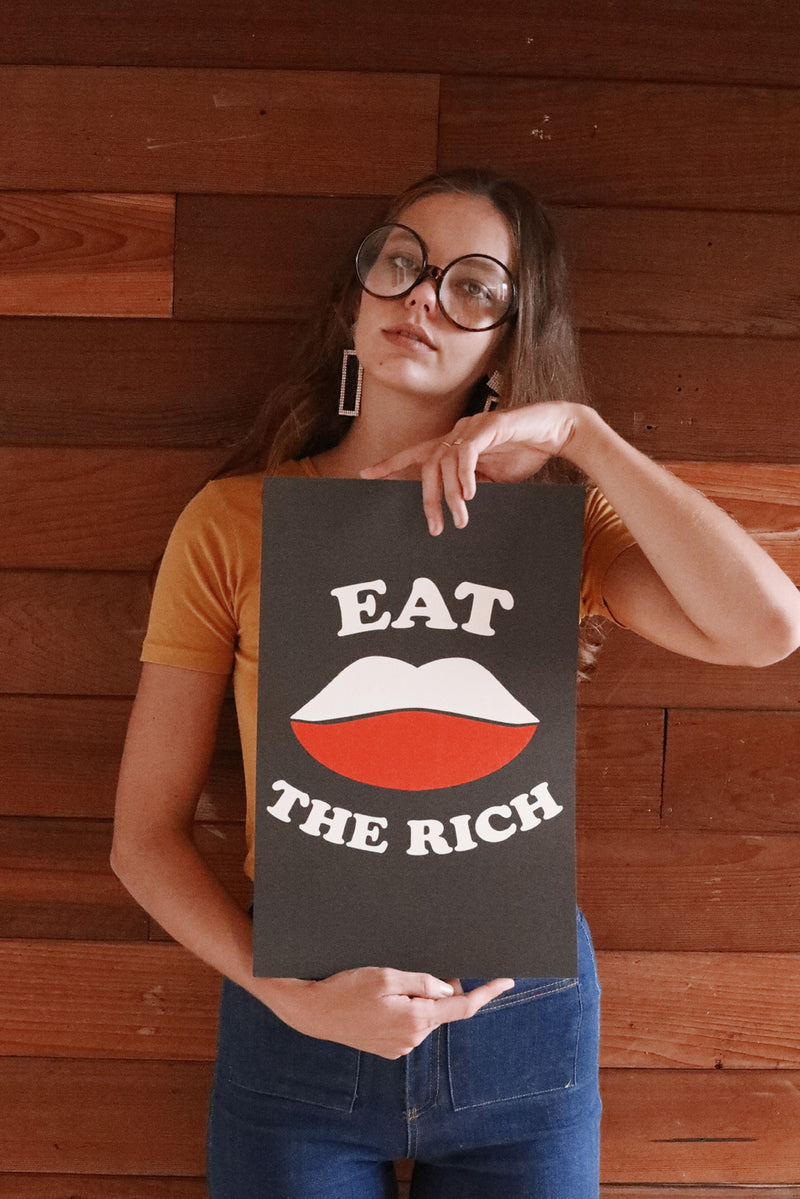 Eat the Rich ~ Poster - Sugarhigh Lovestoned