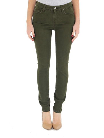 7 For All Mankind - Mid Rise Skinny in Hunter Green