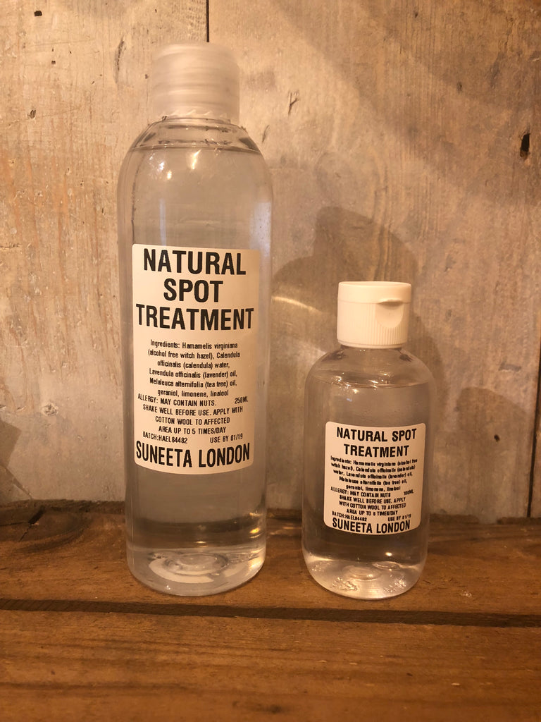 natural spot treatment suneeta cosmetics london acne natural remedy