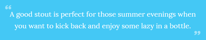 Stainless steel tubing is great at the office, but we suggest a stout to try brewing at home.