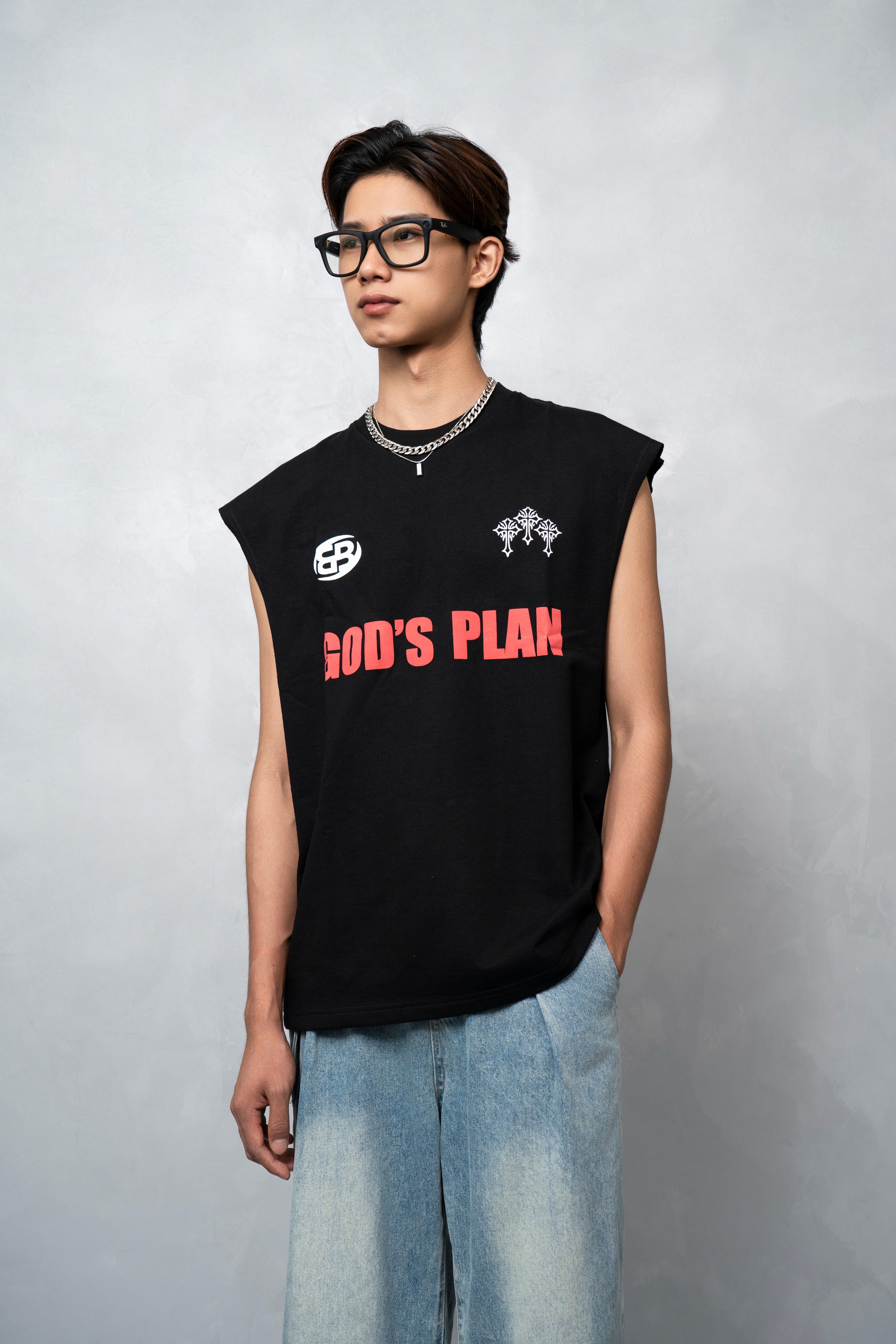 God's Plan: Blessed mode Black Vest