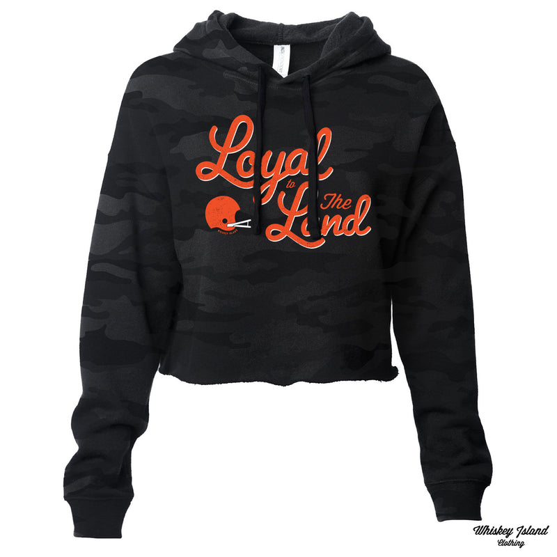 Loyal to the Land Camo Cropped Hoodie - Whiskey Island Clothing