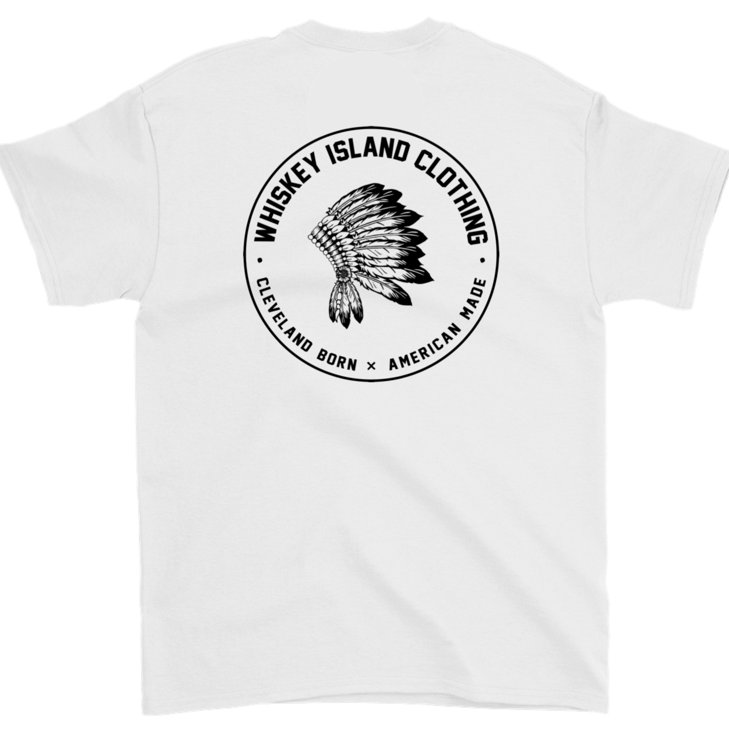 Whiskey Island Tribe White Unisex Crew - Whiskey Island Clothing