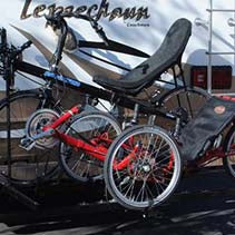 recumbent trike bike rack