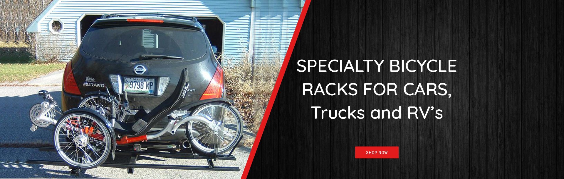 trike bike rack for car