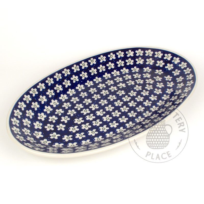 Oval Platter - 14" - Polish Pottery