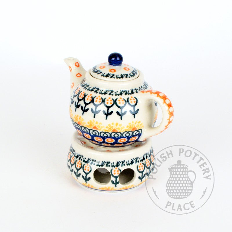 Miniature Tea Set - Color Palette Polish Pottery